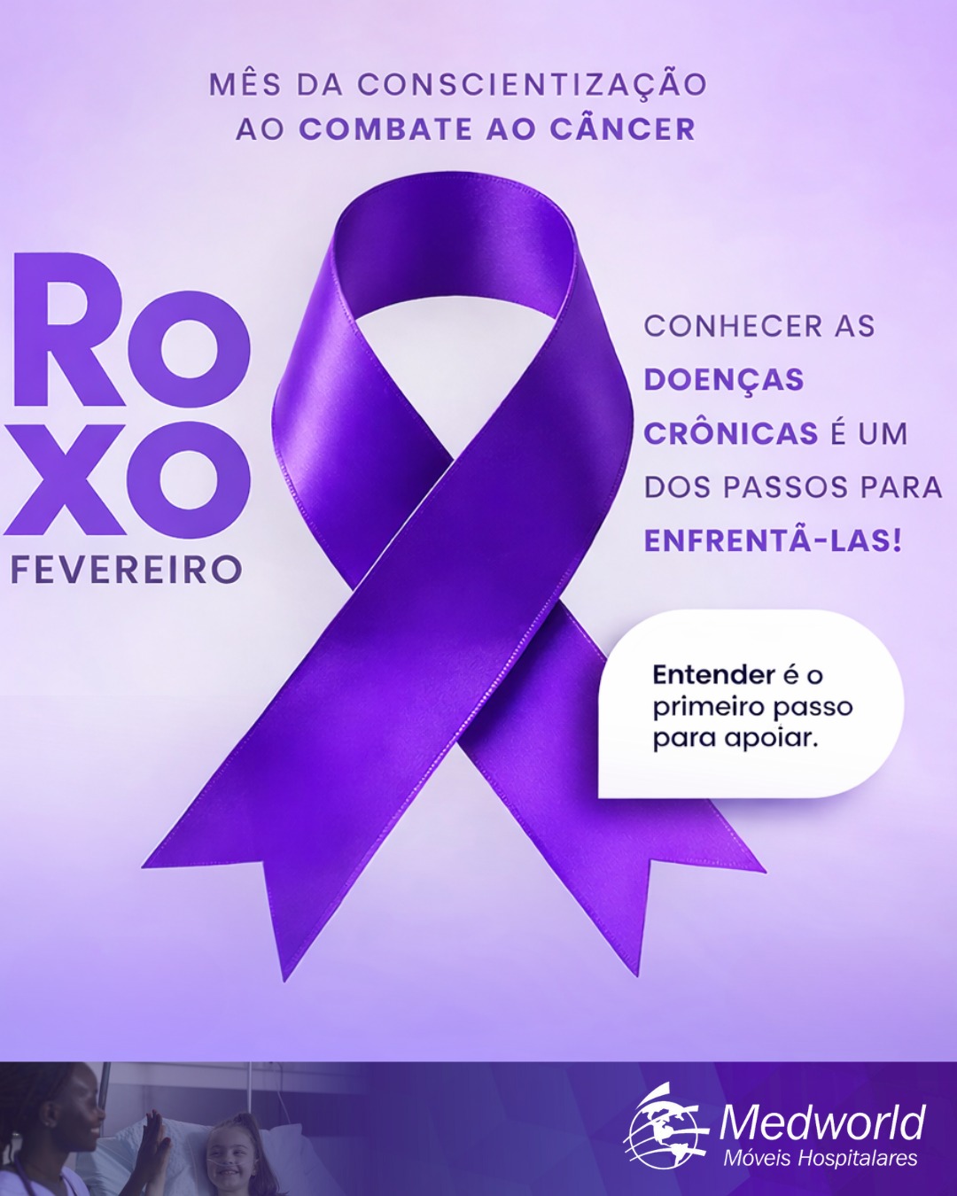 Fevereiro Roxo: conscientizar é acolher, prevenir é amar